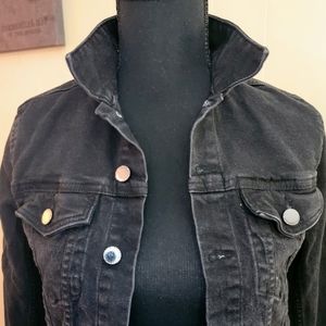 H&M Black Denim Jacket
